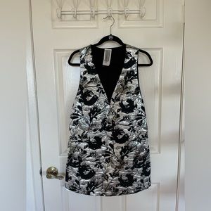 Free People Silver Print Dress